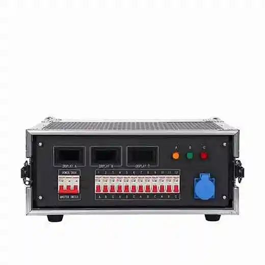 Portable 63A 5PIN Input 12 Road 16A Waterproof Output Power Distributor Power Box Power Distribution